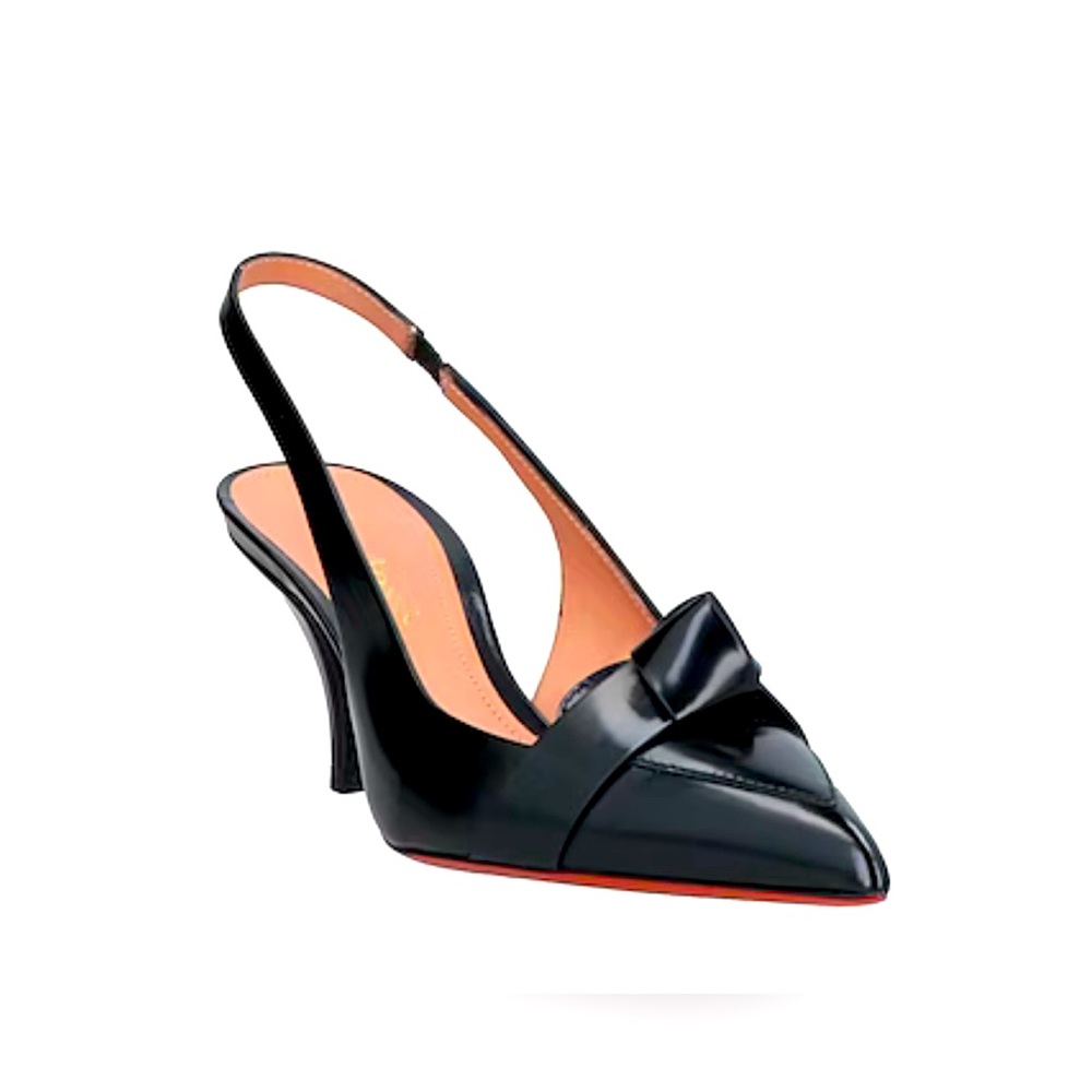 Santoni Knot Detail Slingback Pumps